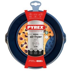 Air Fryer Metal Round Roaster - 20 x 19 x 7.5cm