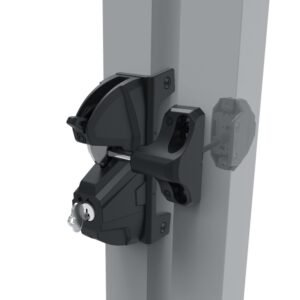 LokkLatch Deluxe with External Access Button - Black