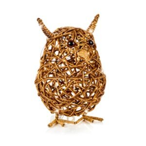 Multi Action Lit Owl - 28cm - 50 Warm White LEDs