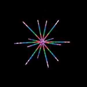 Digital Sparkle Sputnik With 118 Coloured LEDs - 57cm
