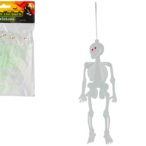 Halloween Glow In The Dark Skeletons - Pack 10
