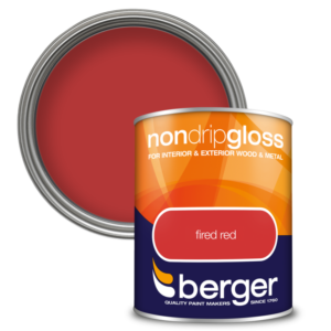 Non Drip Gloss 750ml - Fired Red