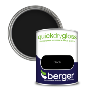 Quick Dry Gloss 750ml - Black