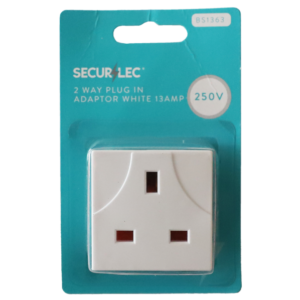 13A, 2 Way Adaptor to BS1363/3