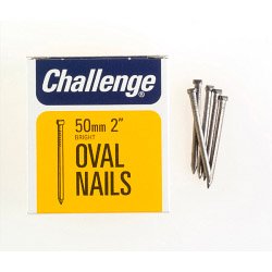 Oval Wire Nails - Bright Steel (Box Pack) - 50mm