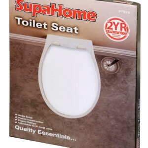 Plastic White Toilet Seat