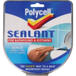 Sealant Strip Bathroom & Kitchen - White
