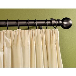 Black Metal Extending Curtain Pole
