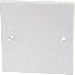 1 Gang Blank Plate - Square Edge