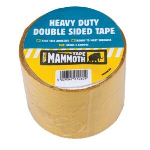 Heavy Duty Double Sided Tape 50mm x 5m - Beige