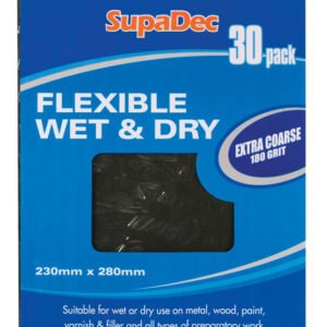 Flexible Wet & Dry Paper - Fine 400 Grade Pack 30