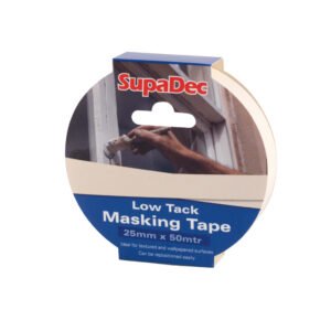 Low Tack Masking Tape - 38mm x 50m