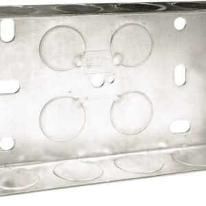 Metal Back Box 25mm - Double