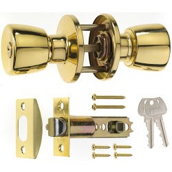 Entrance Lock Set - Chrome Effect