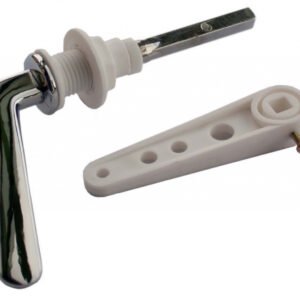 Low Level Cistern Handle Pack - Chrome Plated Metal