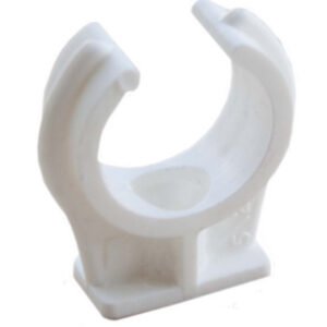 Snap On Pipe Clip - 15mm (Pack 8)