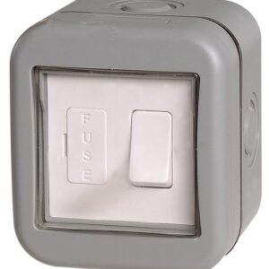 Weatherproof IP55 1 Gang Switched Fused Connection Unit